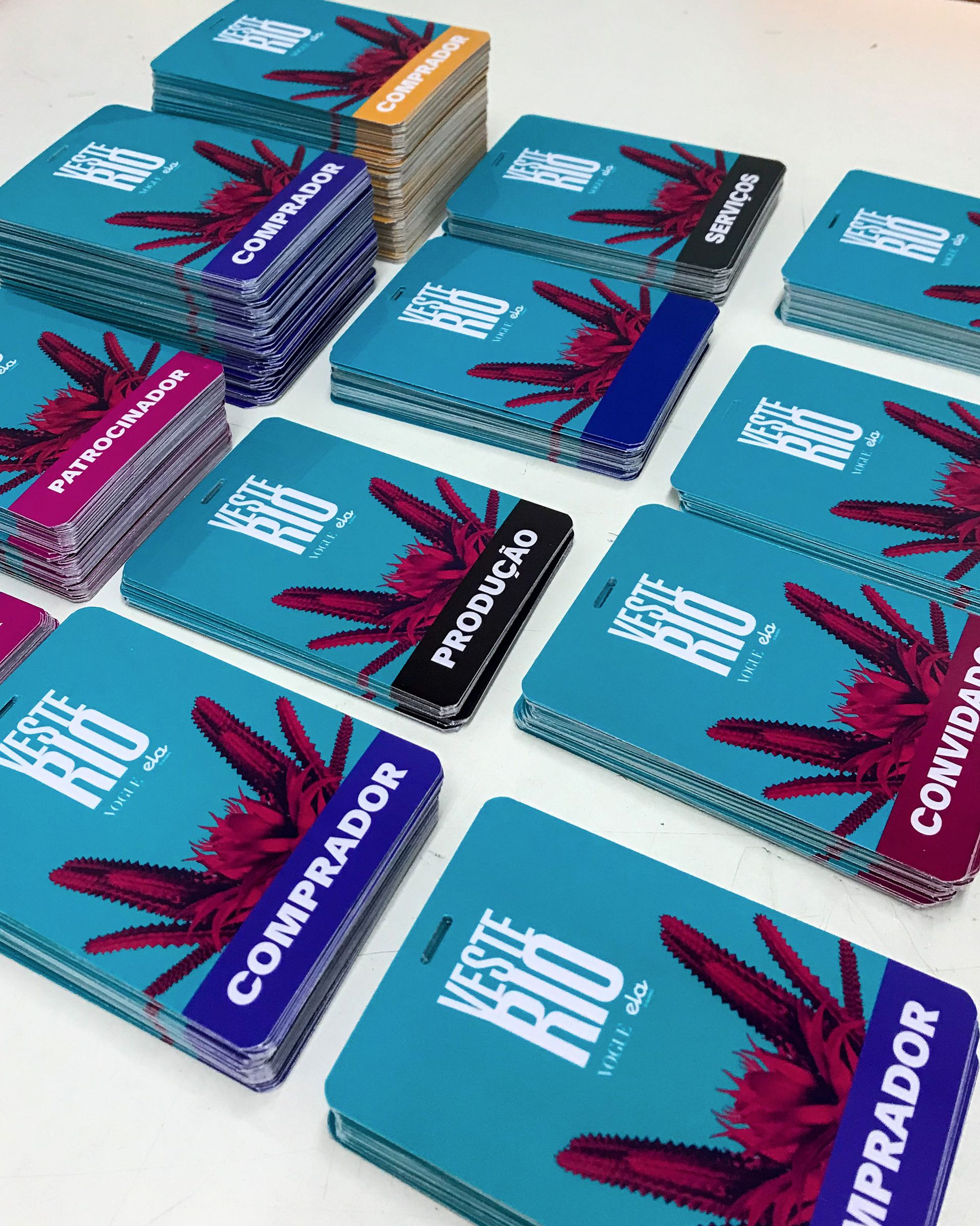 Credenciais de evento